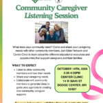 Caregiver Listening Session Flyer
